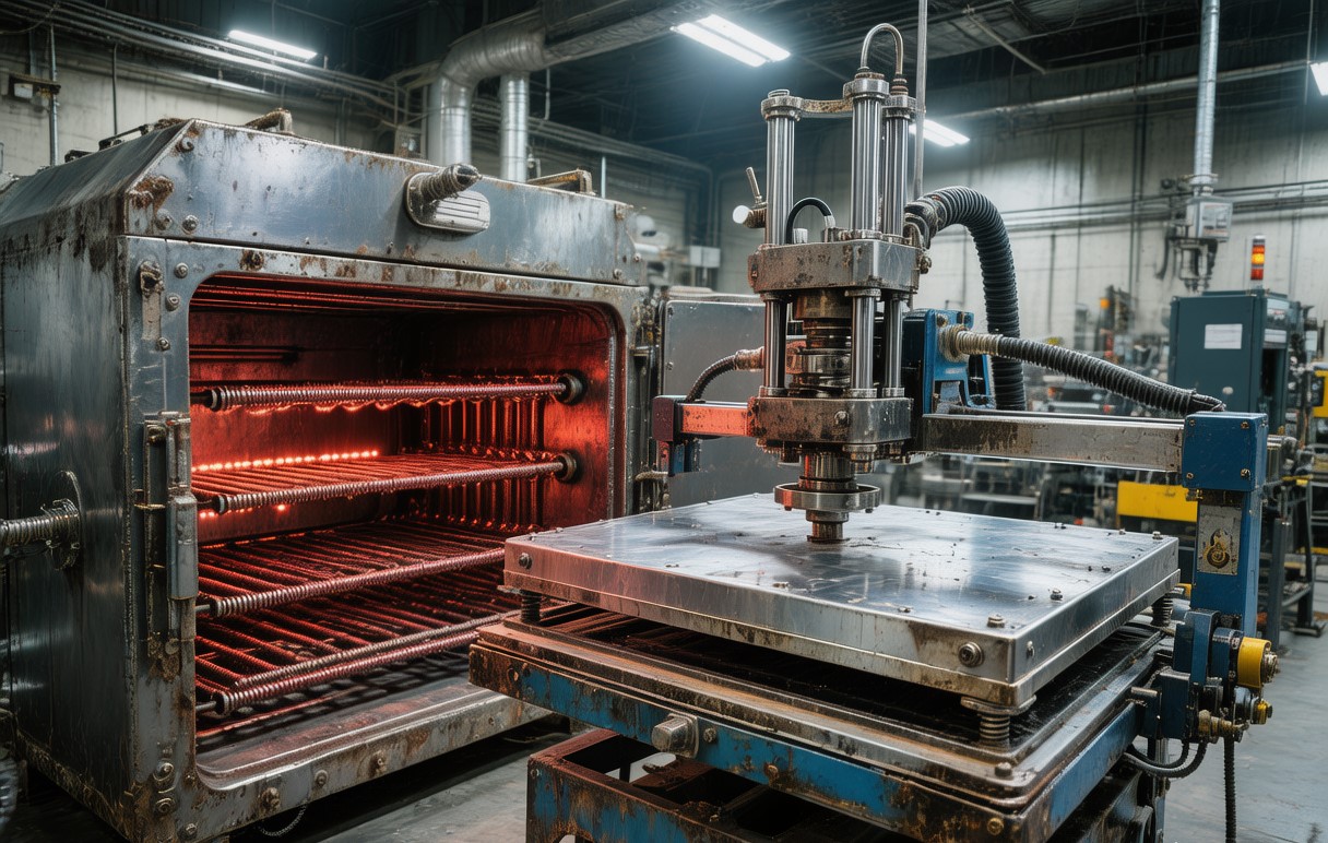 Large Oven and Hot Press